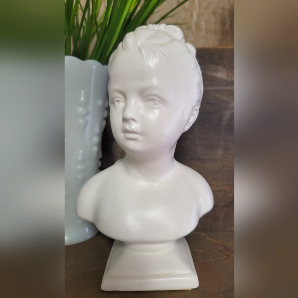 Bust of Girl by: National Potteries